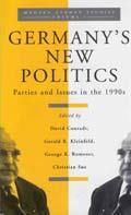 Germany's New Politics: Parties and Issues in the 1990s Volume 1