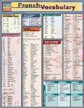French Vocabulary Laminated Reference Chart