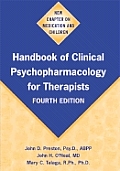 Handbook Of Clinical Psychopharmacology For