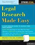 Legal Research Made Easy 4th Edition
