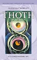 Thoth 78 Card Tarot Deck With Spread SheetWith Instruction Booklet