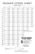 Wizard(r) Oversized Scorepads