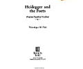 Heidegger and the Poets