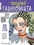Tangled Fashionista 32 Pages to Tangle & Color