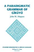 Paradigmatic Grammar of Gikuyu
