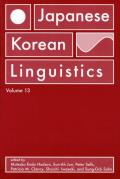 Japanese/Korean Linguistics, Volume 13: Volume 13