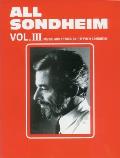 All Sondheim Volume 3 Piano Vocal