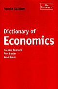 Dictionary Of Economics 4th Edition