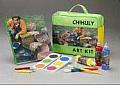 Chihuly Art Kit With Activity Book & Story With Stickers With Colored Paper With 7 Pencils With 3 Paintbrushes With 3