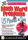 Math Word Problems In 15 Minutes A Day