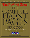 New York Times The Complete Front Pages 1851 2009