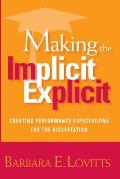 Making the Implicit Explicit: Creating Performance Expectations for the Dissertation