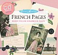 French Pages Ready To Use Scrapbook Page