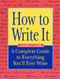 How To Write It A Complete Guide To Everything