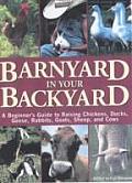 Barnyard in Your Backyard A Beginners Guide to Raising Chickens Ducks Geese Rabbits Goats Sheep & Cattle