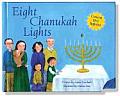 Eight Chanukah Lights With Real Lights