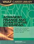 Vault Guide to Advanced Finance & Quantitative Interviews