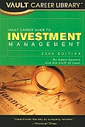 Vault Career Guide To Investment Management 2nd Edition