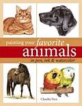 Painting Your Favorite Animals in Pen Ink & Watercolor