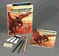Dragonart Kit How to Draw & Paint Fantastic Creatures With Drawing Pad With Pencil With 3 Paint Brushes With 6 Acrylic Paint Tubes With Eraser