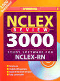 NCLEX Review 3000: Study Software for NCLEX-RN (User's Manual with CD-ROM for Windows and Macintosh) with Book