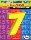 Multiplication Facts in 7 Days Grades 3 5 A Simple Method for Success