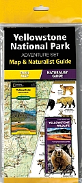 Yellowstone National Park Adventure Set Map & Naturalist Guide National Geographic