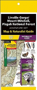 National Geographic Linville Gorge Mount Mitchell Pisgah National Forest Adventure Set Map & Naturalist Guide