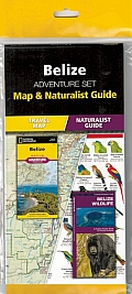 National Geographic Belize Adventure Set Map & Naturalist Guide