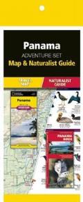 Panama Adventure Set: Map and Naturalist Guide [With Charts]