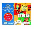 Now I Know My ABCs With Box With Pullout Storage Tray Magnetic Board on Gate & 26 4 Piece