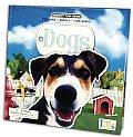 Dogs Fact Book Animals Game Board With Tube of Toy Dogs & Gameboard