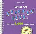 Letter Art Sticker Book
