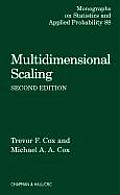 CRC Monographs on Statistics & Applied Probability #88: Multidimensional Scaling, Second Edition