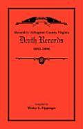 Alexandria (Arlington) County, Virginia Death Records, 1853-1896