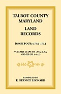Talbot County, Maryland Land Records: Book 4, 1702-1712