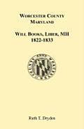 Worcester Will Books, Liber Mh. 1822-1833