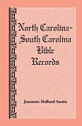 North Carolina -- South Carolina Bible Records