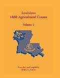 Louisiana 1860 Agricultural Census, Volume 1