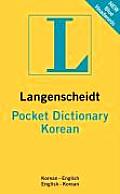 Langenscheidt Pocket Korean Dictionary