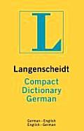 Langenscheidts Compact German Dictionary German English English German