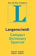 Langenscheidt Compact Spanish Dictionary Spanish English English Spanish