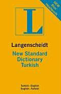 Langenscheidt New Standard Turkish Dictionary Turkish English English Turkish