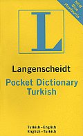 Langenscheidt Pocket Turkish Dictionary Turkish English English Turkish
