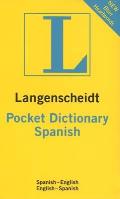 Langenscheidts Pocket Spanish Dictionary Spanish English English Spanish