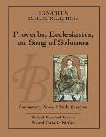 Ignatius Catholic Study Bible Proverbs Ecclesiastes & Song of Solomon
