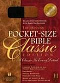 Pocket Bible HCSB Classic Black & Tan