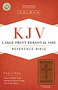 Large Print Personal Size Reference Bible-KJV-Cross Design