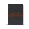 CSB Spurgeon Study Bible, Black/Brown Leathertouch(r)