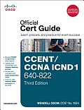 CCENT CCNA ICND1 640 822 Official Cert Guide 3rd Edition